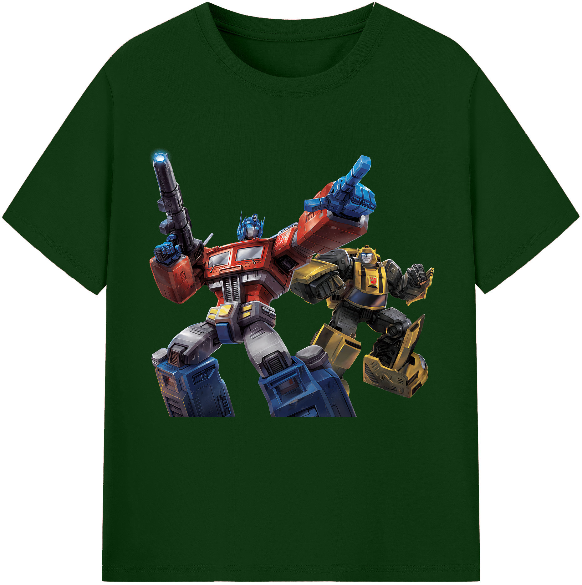 （画像用） Transformers トランスフォーマー 綿100％半袖Tシャツ（フロントプリント）